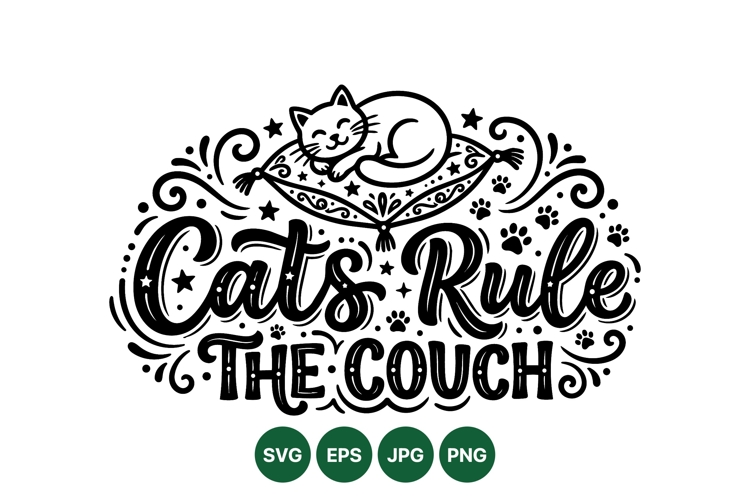 Cat Silhouette Image 19