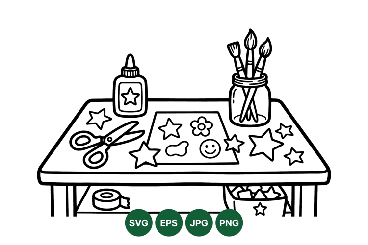 Art Supplies Clipart Image 3