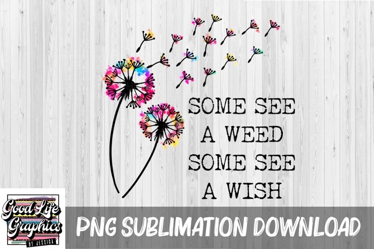 Sublimation Designs for t shirts-Some see a weed example image 1