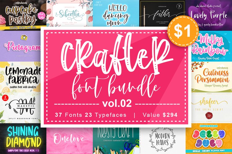 Crafter Font Bundle Vol. 2 example image 1