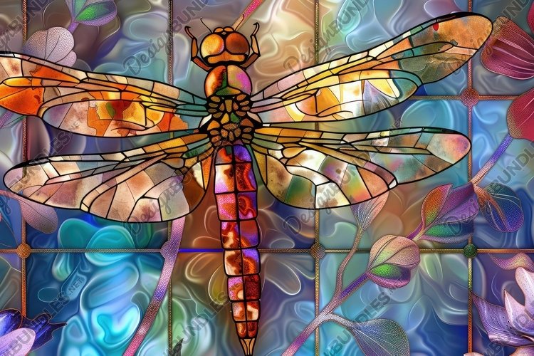 Stained Glass Texture Image 12