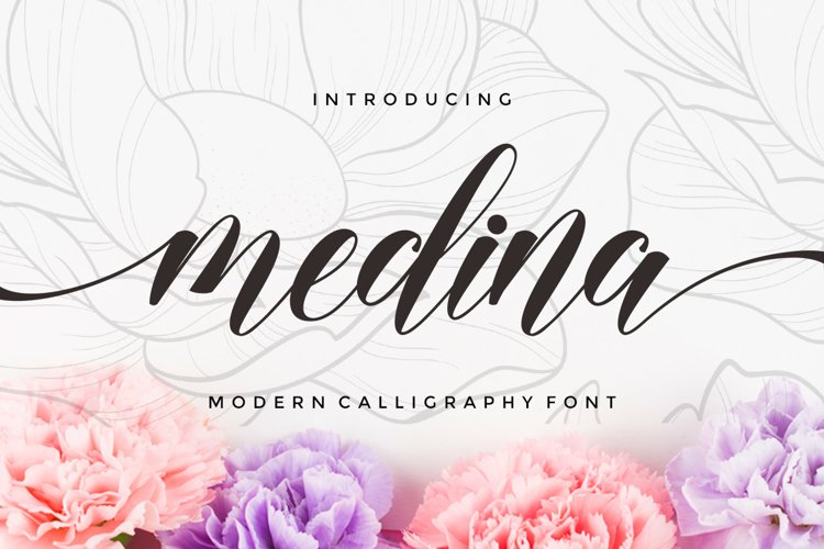 medina script (951055) | Calligraphy | Font Bundles