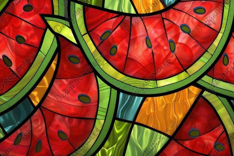 Stained Glass Texture Image 5