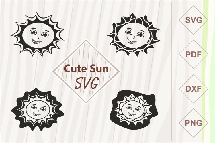 Cute SVG sun bundle example image 1