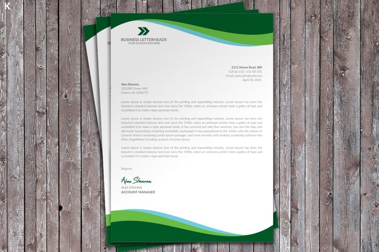 Letter Head Template example image 1