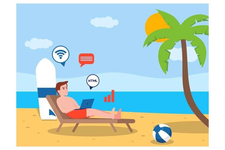 Beach Clipart Image 13