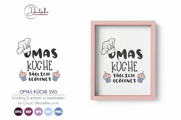 Omas Küche SVG | Kuchen SVG