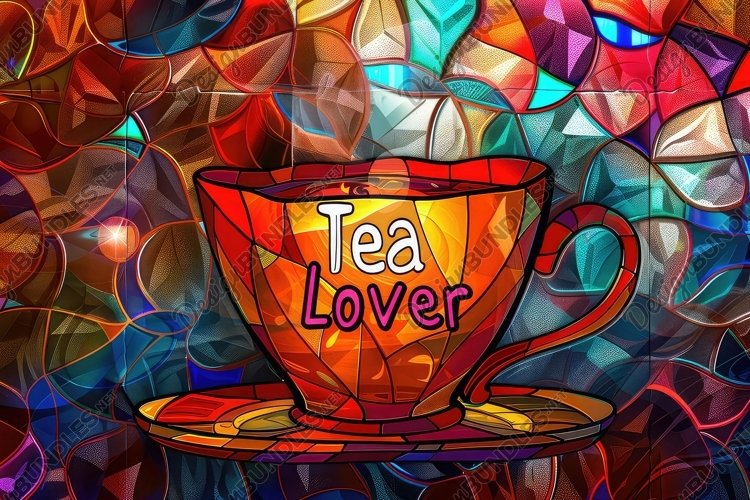 Stained Glass Texture Image 18