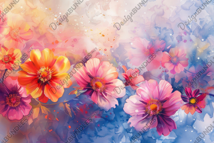 Flowers Texture Image 17