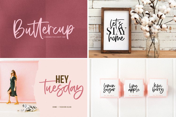 Farmhouse Font Bundle - Handwritten Fonts for Crafters!