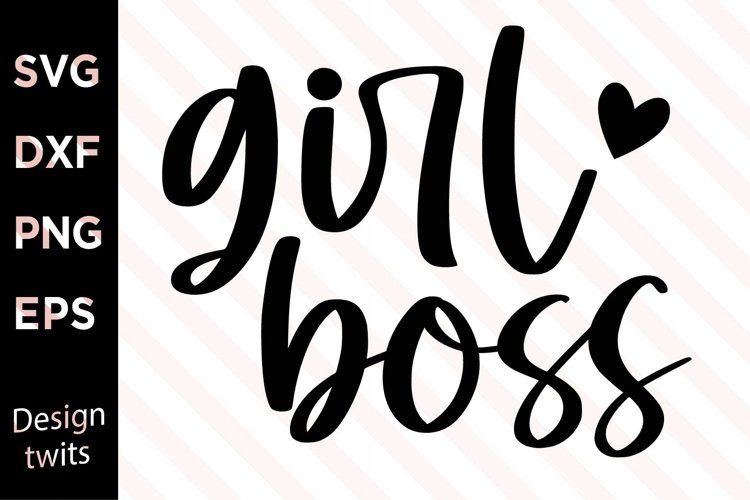 Girl Boss SVG example image 1