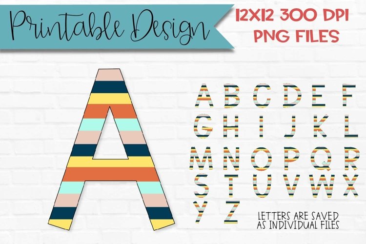 Sublimation Alphabet Image 5