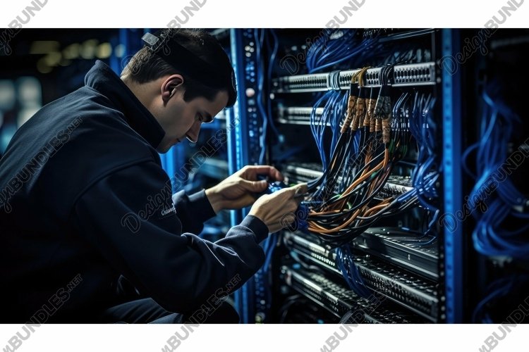 organization data center cabling example image 1