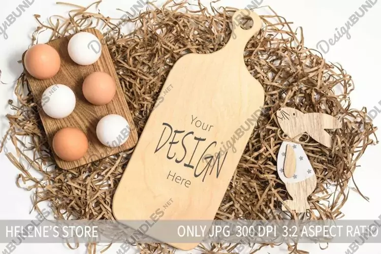 Mockup Cutting board |Chopping board mockup|Mockup easter