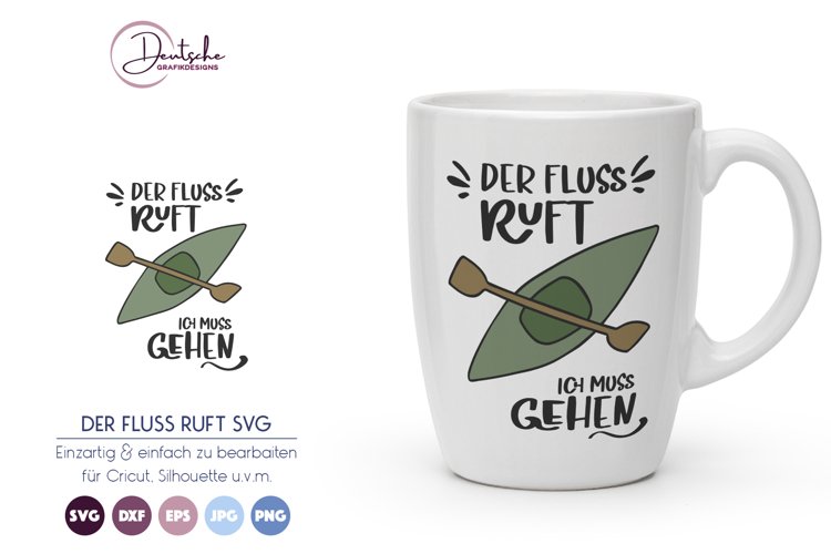 Der Fluss ruft SVG example image 1