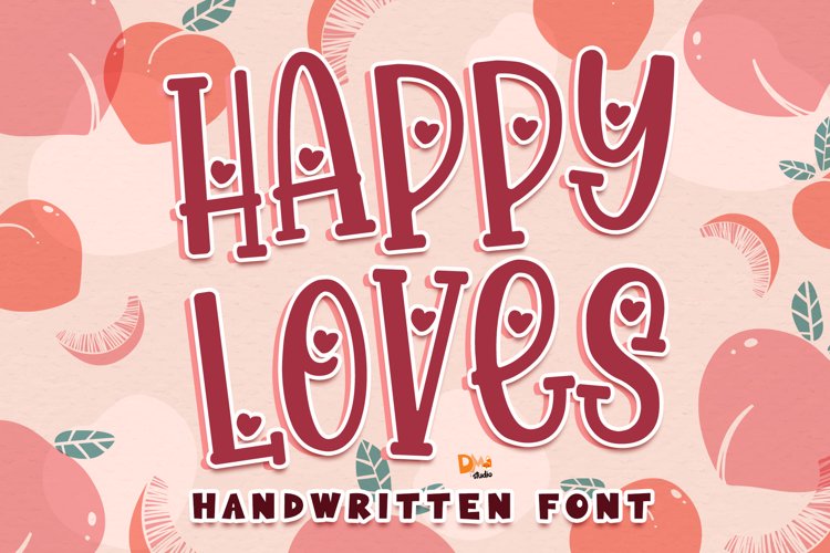 Happy Loves - Lovely Handwritten Font example image 1