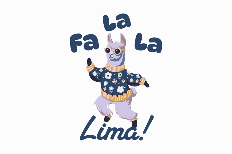 Fa La La Lima Christmas Fun Celebrate T-shirt