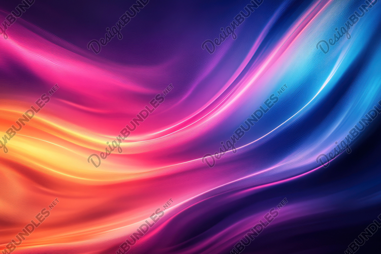 Colorful Abstract Wave Background Wallpaper