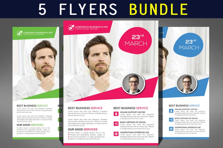 Corporate Flyer Bundle example image 1