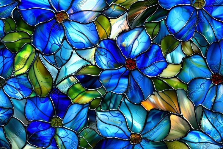 Stained Glass Texture Image 20