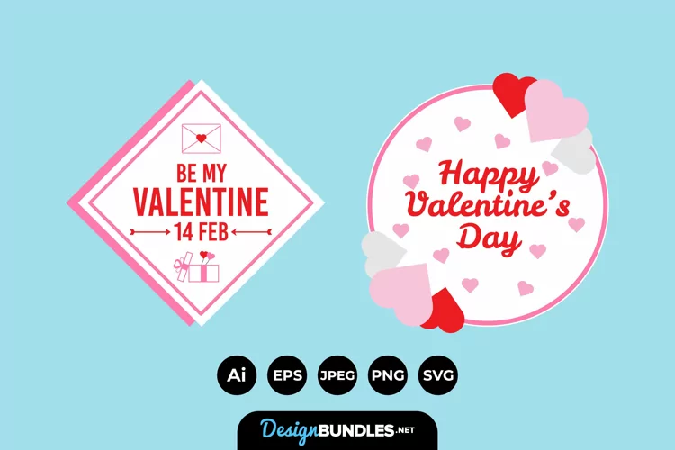 Valentines Badges