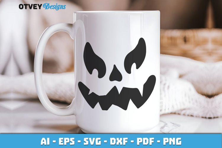 Halloween Pumpkin Face SVG