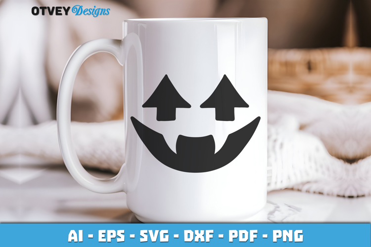 Halloween Pumpkin Face SVG