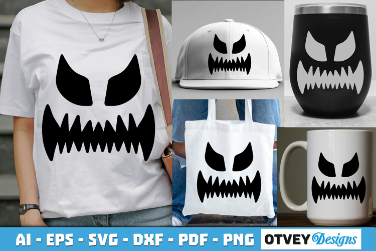 Halloween Pumpkin Face SVG