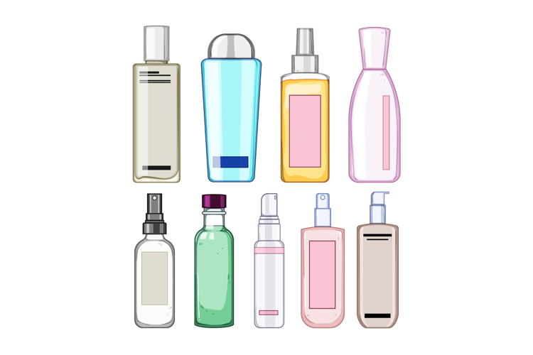 face toner set cartoon