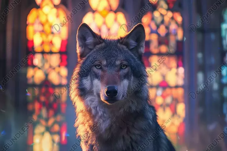 Iberian Wolf Background Wallpaper