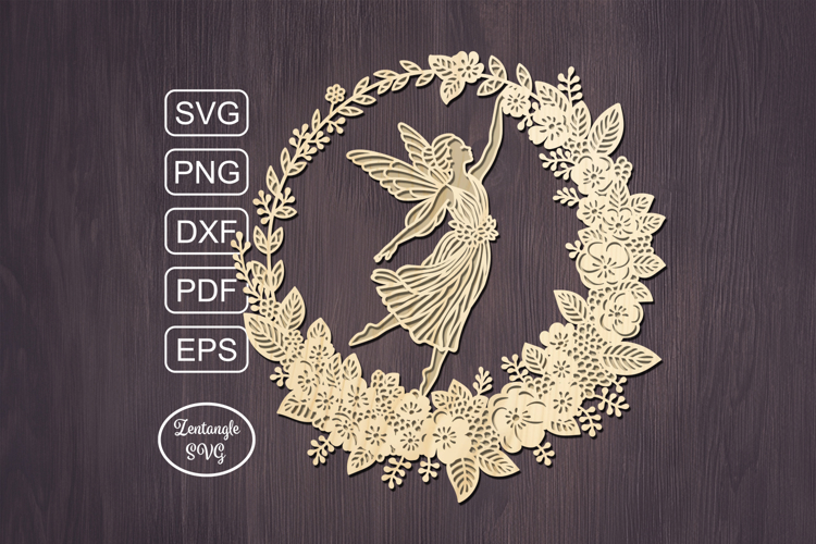 Autumn fairy lasercut svg autumn fairy laser cut or keychain