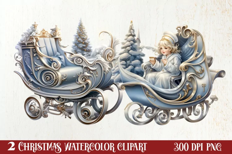 Fairy Christmas Collection Sublimation Clipart