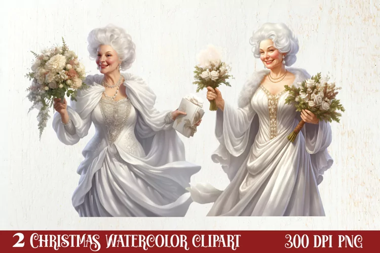 Fairy Christmas Collection Sublimation Clipart
