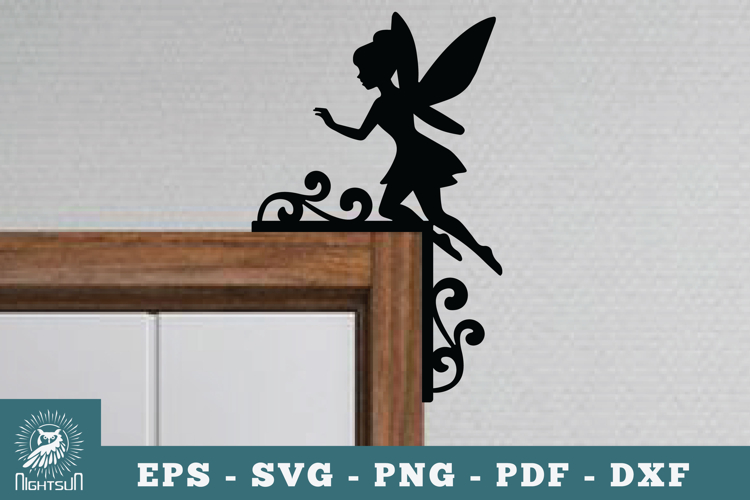 Fairy Door Corner Lasercut SVG