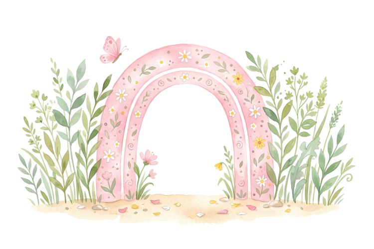 Fairy Floral Door Png| Fairy Garden Png