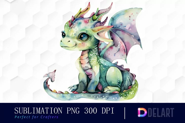 Fairy Dragon Sublimation PNG Clipart