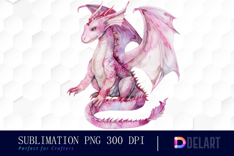 Fairy Dragon Sublimation PNG Clipart