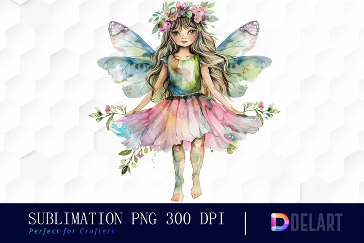 Fairy Girl Sublimation PNG Clipart