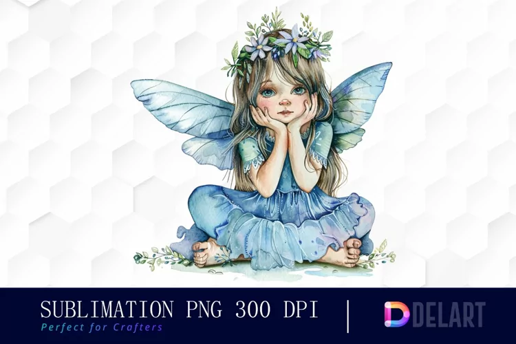 Fairy Girl Sublimation PNG Clipart