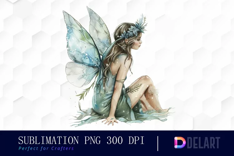 Fairy Girl Watercolor Clipart