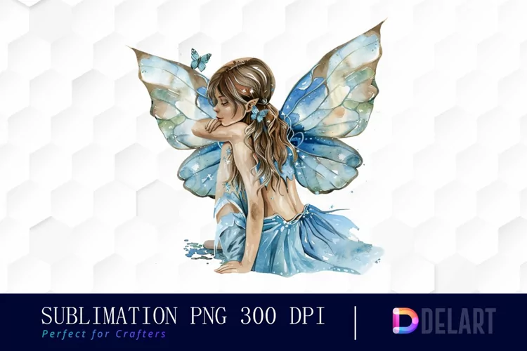 Fairy Girl Sublimation PNG Clipart
