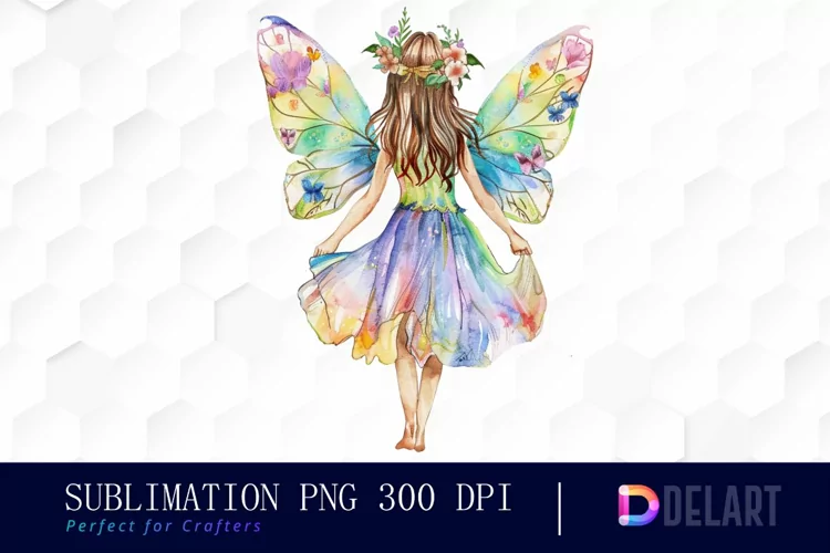 Fairy Girl Sublimation PNG Clipart