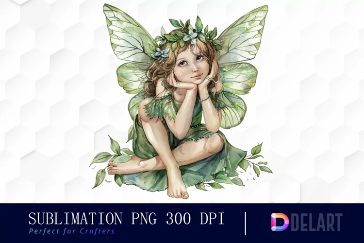 Fairy Girl Watercolor Clipart