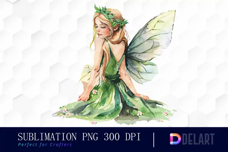 Fairy Girl Sublimation PNG Clipart