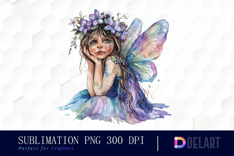 Fairy Girl Sublimation PNG Clipart