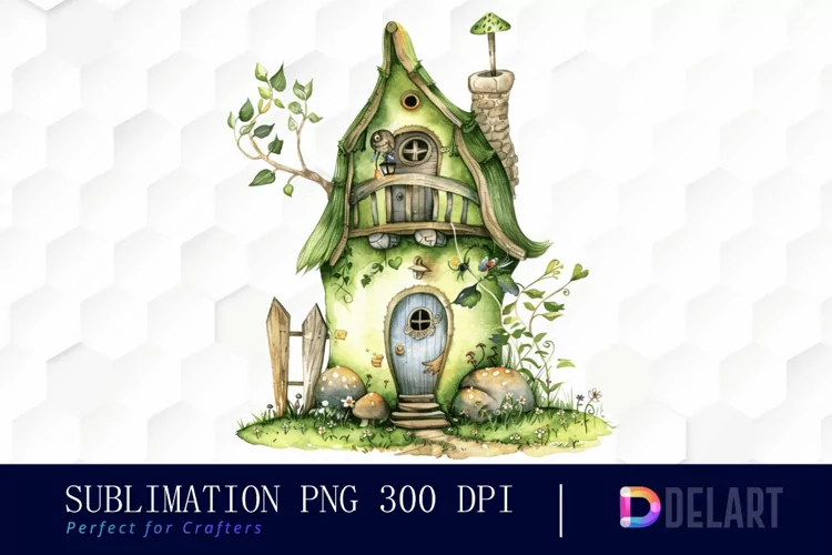 Fairy House Graphics Clipart