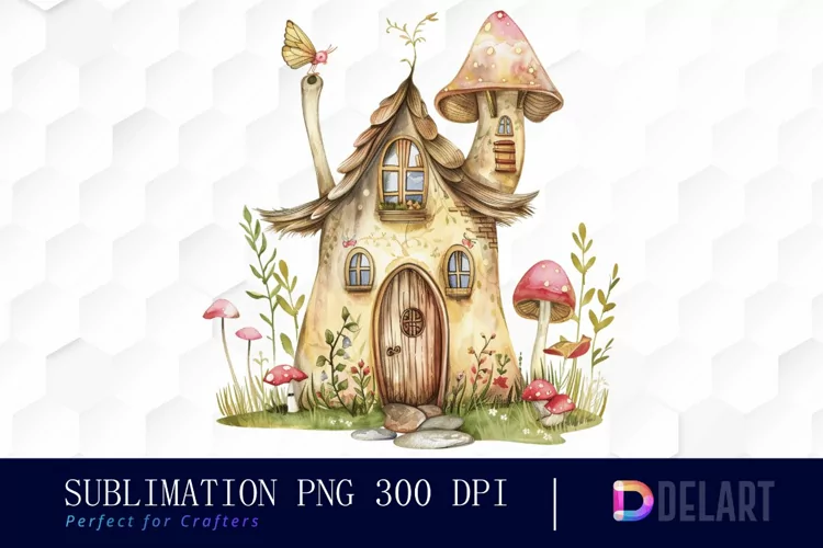 Fairy House Graphics Clipart
