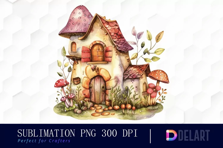 Fairy House Graphics Clipart