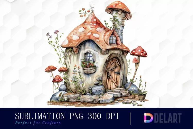 Fairy House Graphics Clipart