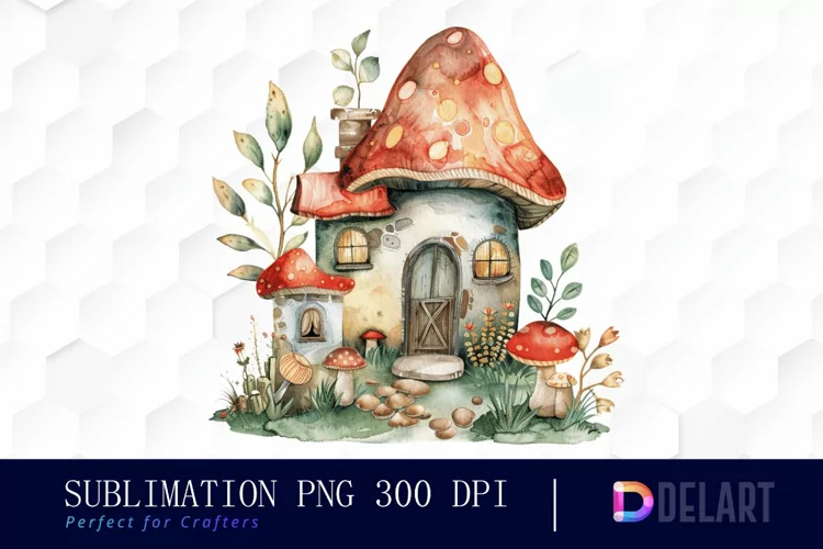 Fairy House Illustration Clipart